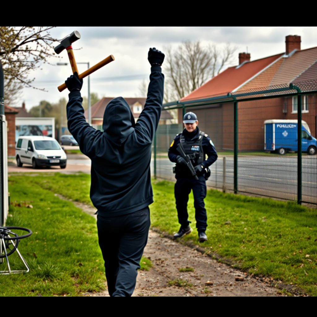 Palestine activist says hitting sergeant with sledgehammer ‘seemed reasonable’